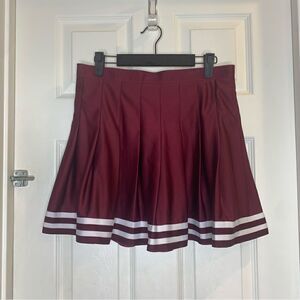 Cheerleading Skirt Size Medium Game day everyday by zoozatz Maroon